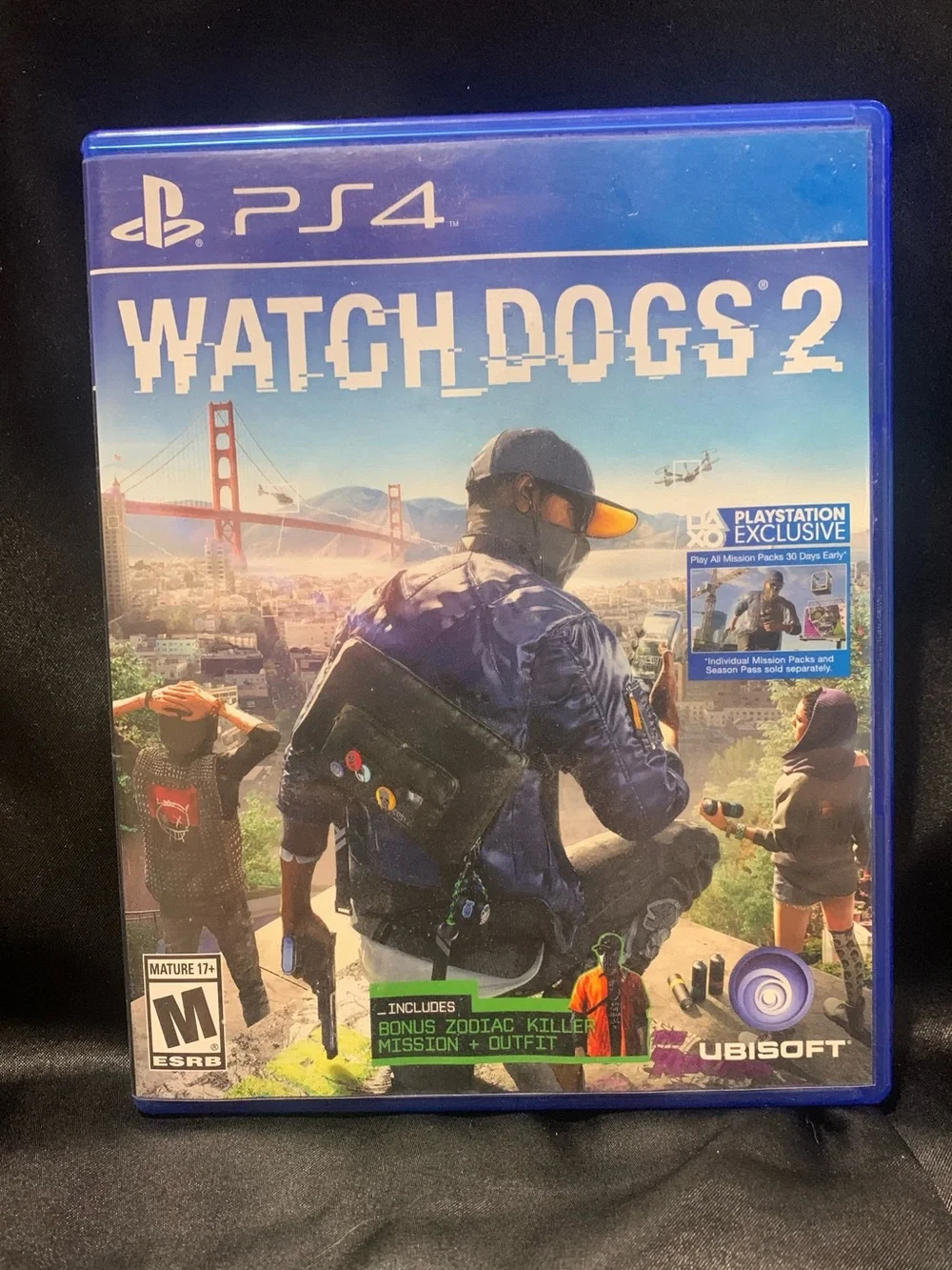 WATCH DOGS 2 PS4 Video Game Rated M EUC